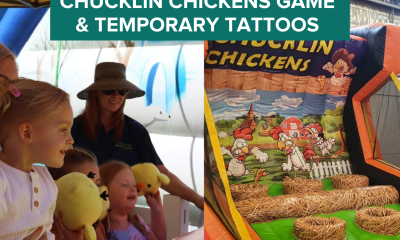 Chucklin Chickens Game and Temporary Tattoos 