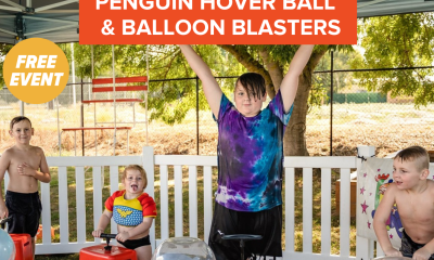 Penguin Hover Ball and Balloon Blasters