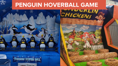 Chucklin Chicken Game & Penguin Hoverball Game